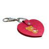 [Ushikubo Crafts] Rilakkuma Leather Heart Keychain - Red Rilakkuma RD RK-004 70x10mm