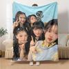 Girl Group Silver Trophy Flannel Blanket Super Soft Warm Cozy Blanket for Sofa Bed Office Travel All‑Season Home Decor Gift