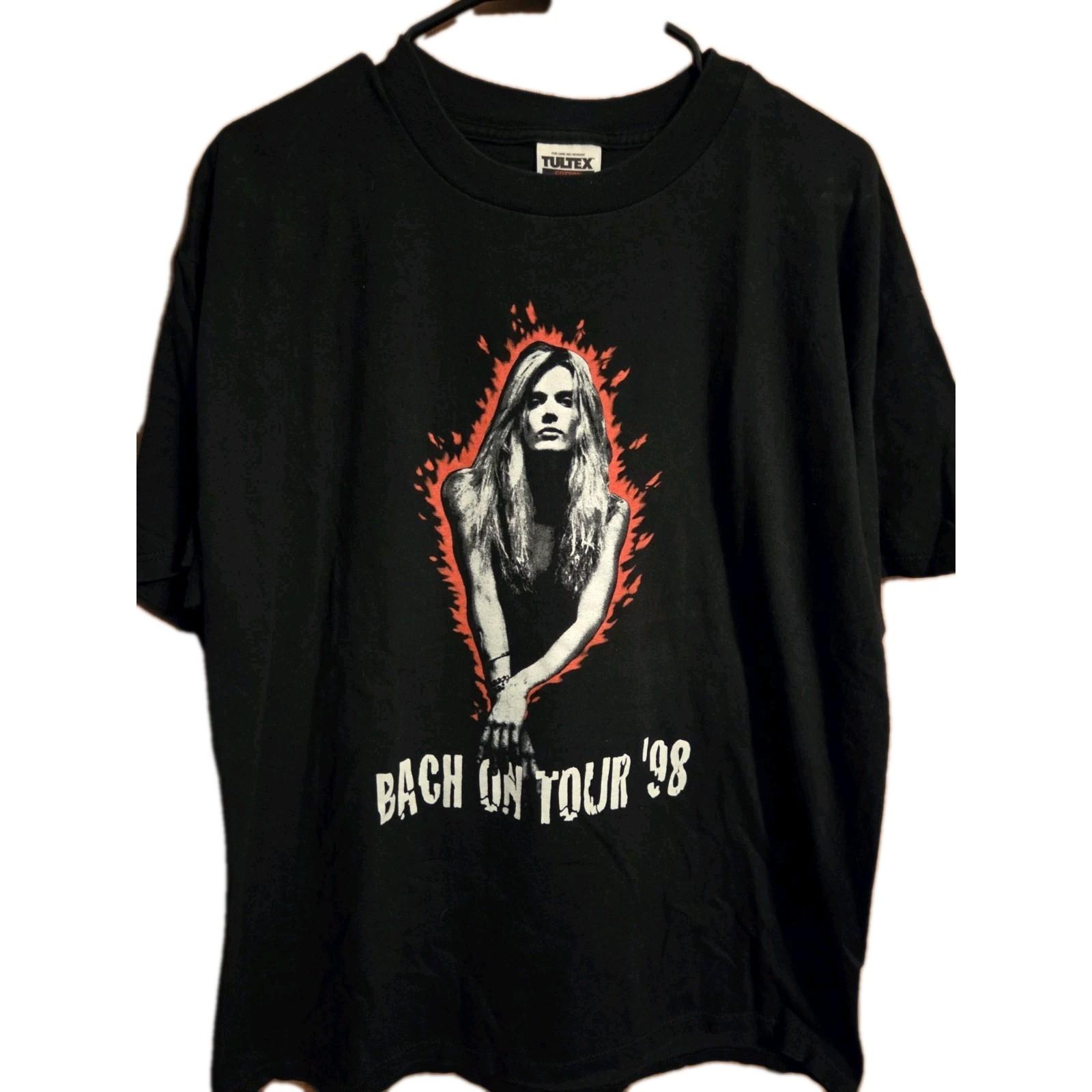 Sebastian Bach 1998 Tour Shirt Skid Row 24x30 Unisex T-Shirt M