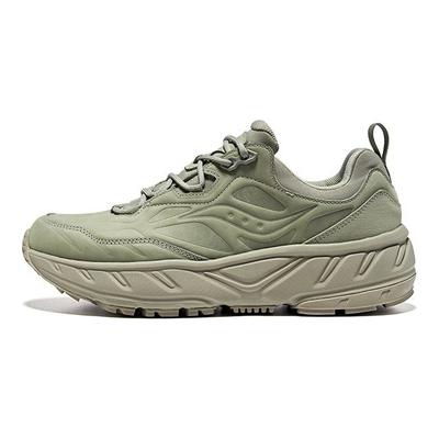Scarpe da corsa unisex Cyber Web con lacci, resistenti, a taglio basso, Grigio Verde S79054-2