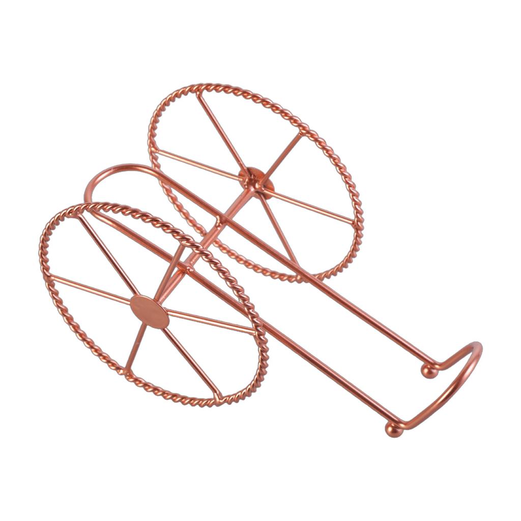 Artistic Iron Wine Rack Cannon Shape Wine Display Rack Iron Texture Suitable for Home and Dining Table Decorations
