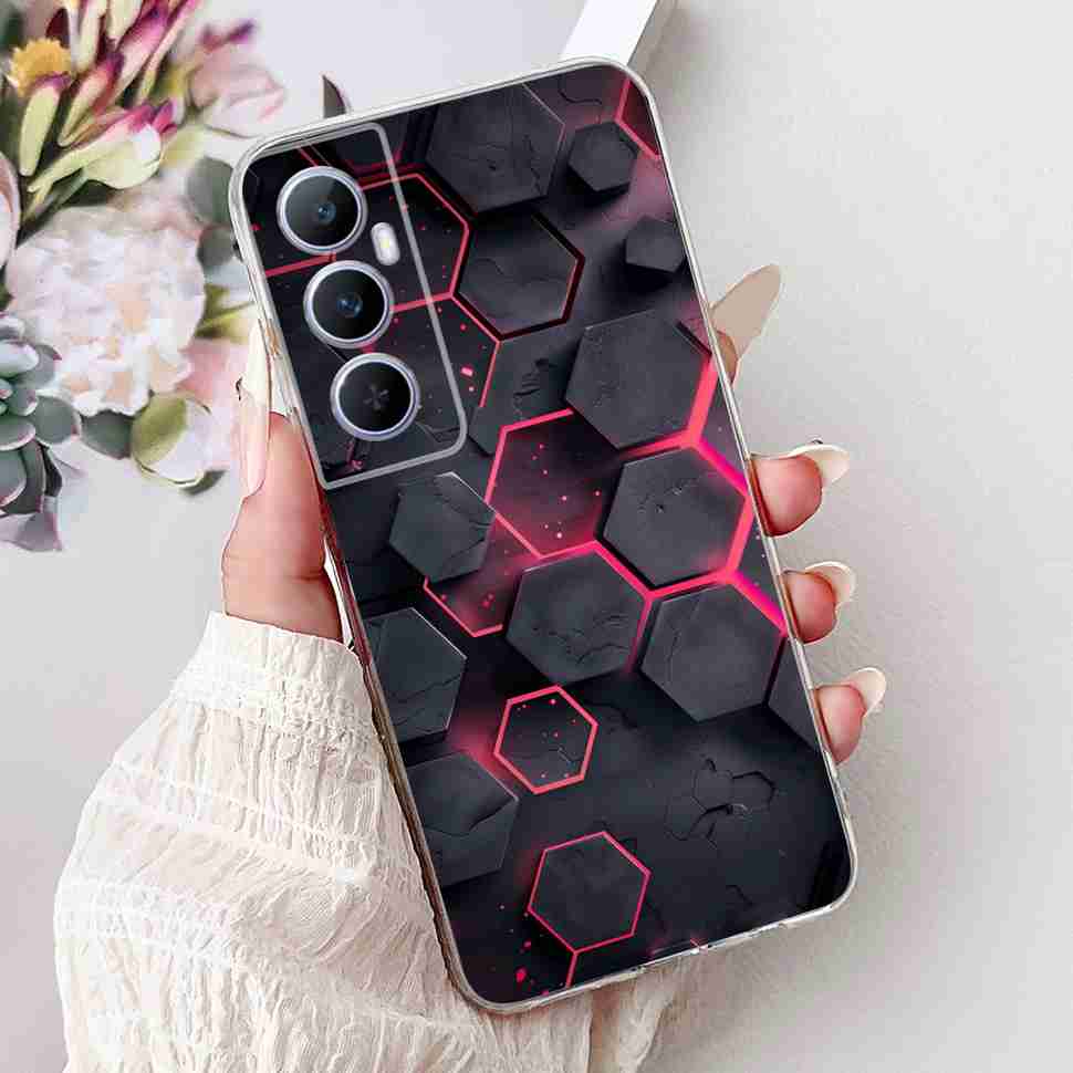 Für Realme C65 4G 2024 Hülle Weiche Silikon Bunte Schmetterling Hülle Für Realme C 65 C65 Fundas RMX3910 Vollständige Schutzhülle
