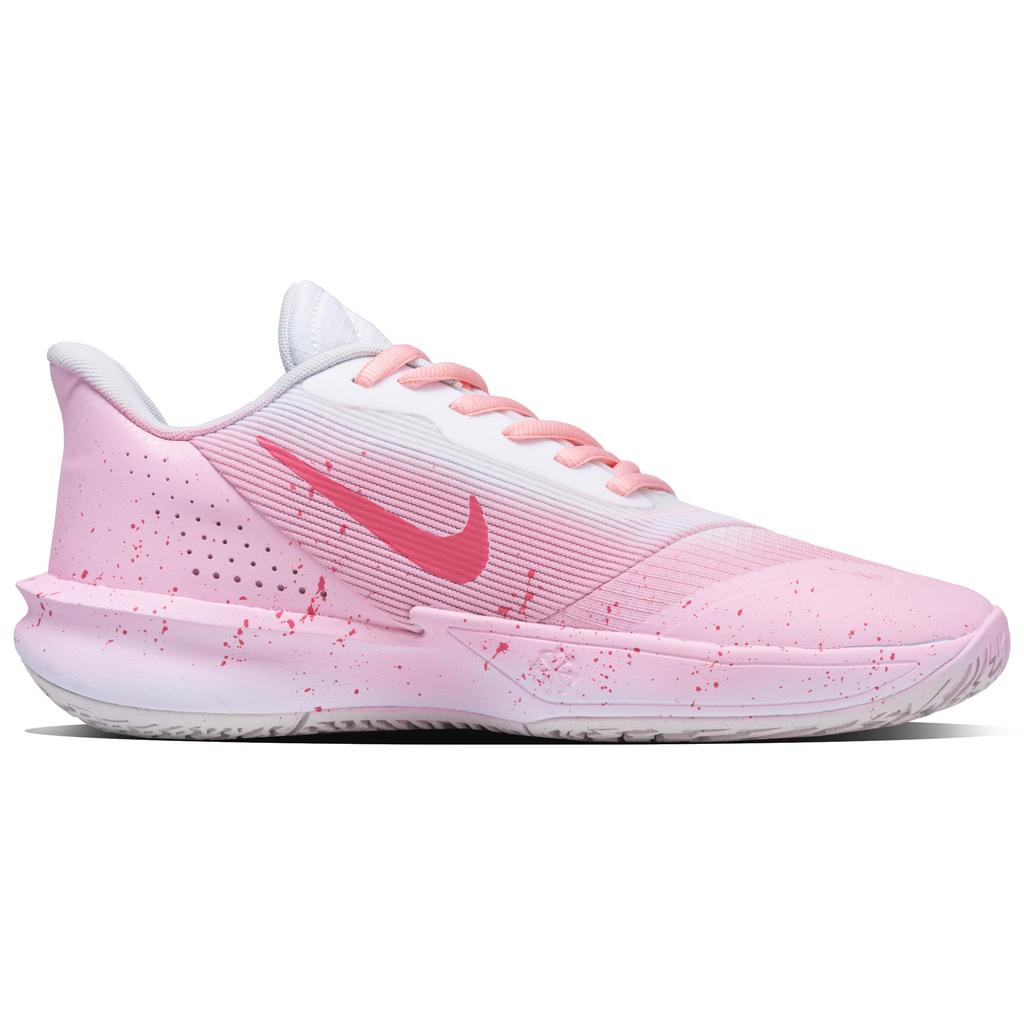 Nike Precision 7 Low top Basketball Shoes Men's Pink Blue FN4322-100(Team63-)