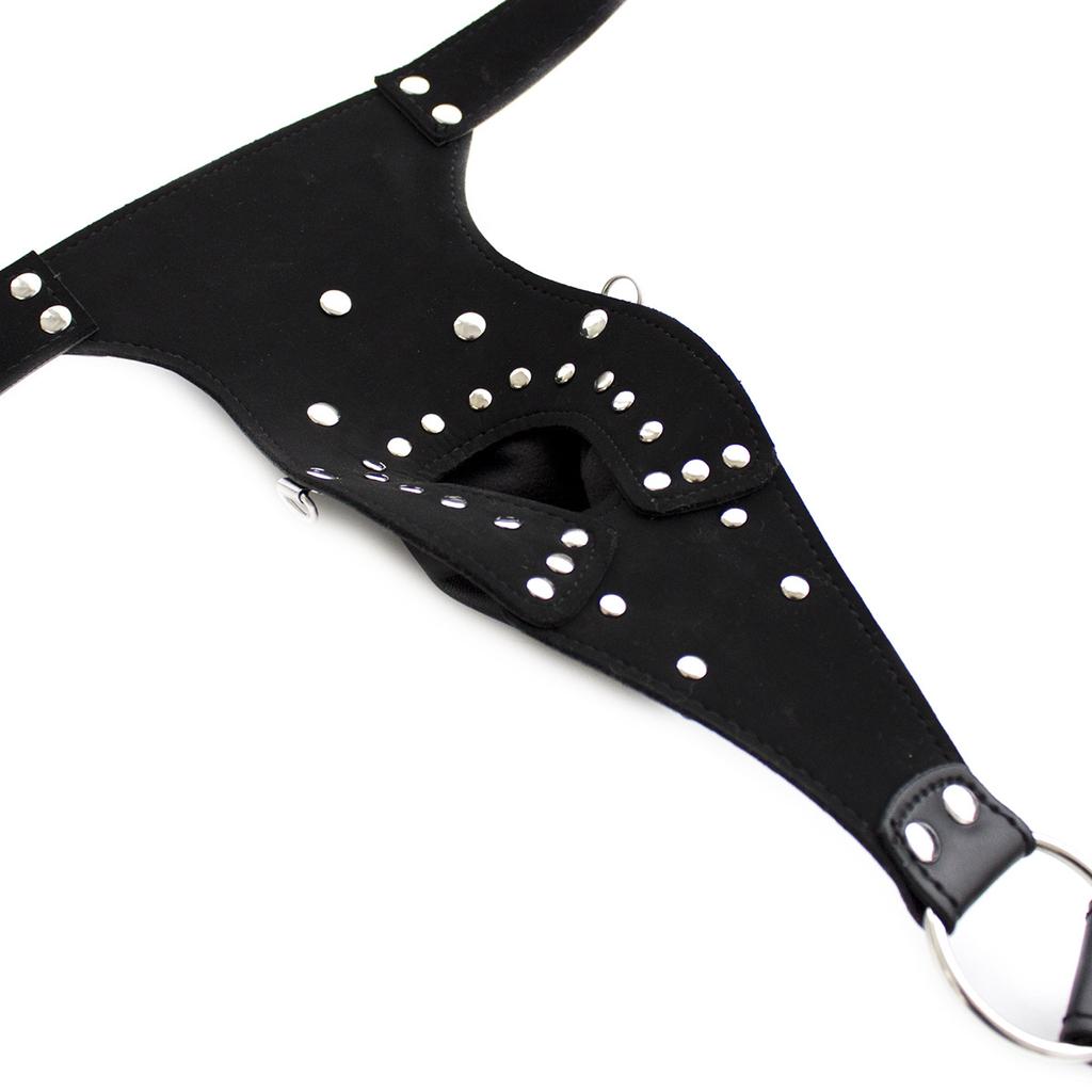 BDSM Bondage Sexy Costume Sex Toys Slave Training Leather Sub Chastity Pants Penis Cage Underwear