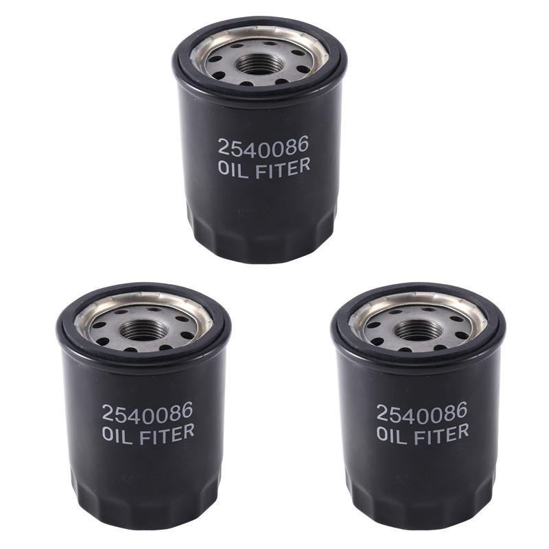 3X 2540086 Oil Filter For Polaris Sportsman RZR Ranger General Turbo ACE Crew XP ATV 2540006, 2540122