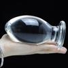 70mm Super Big Butt Plug Sex Toys Glass Anal Stopper Huge Plug Anal Dilator Expanding For Women Men Prostate Massager