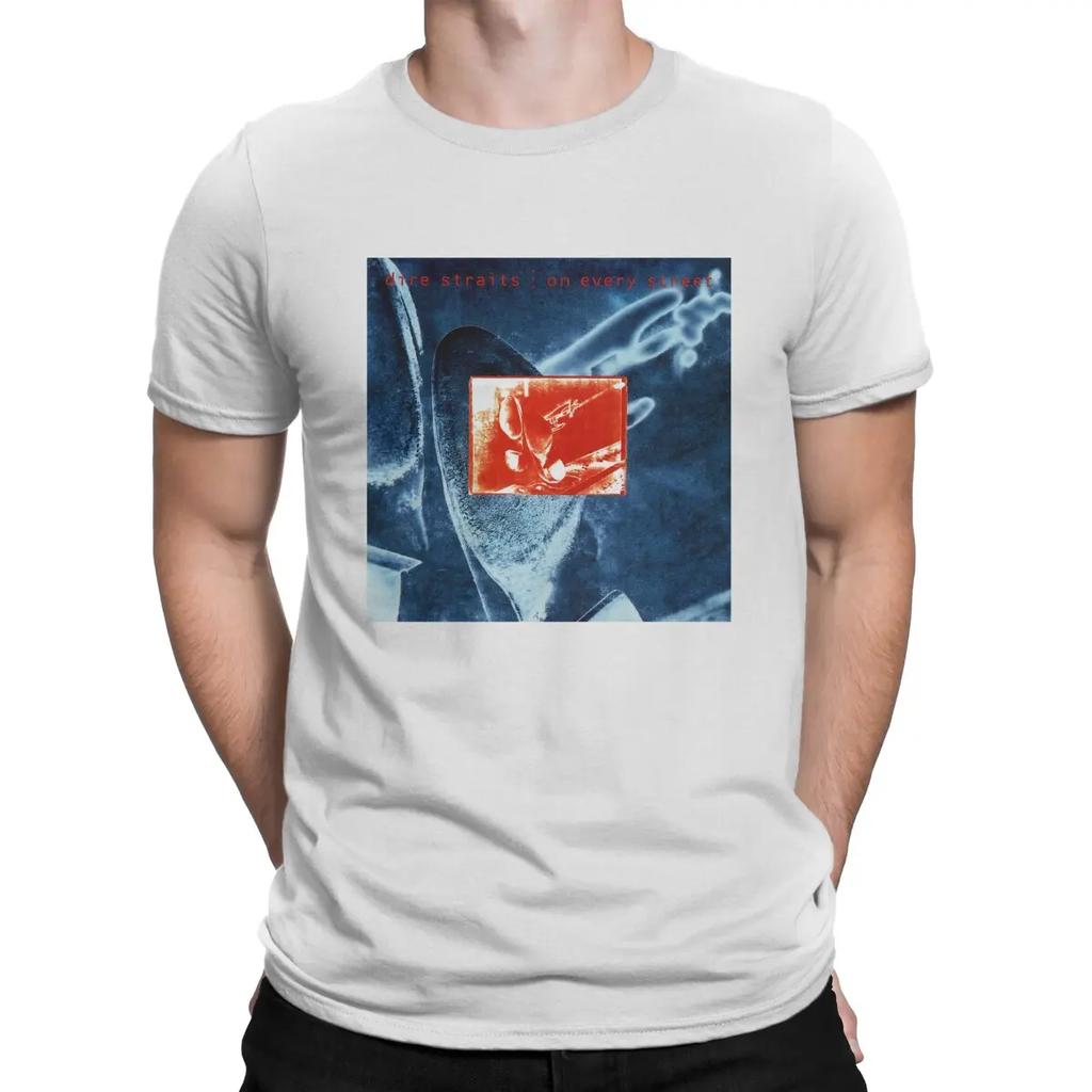 On Every Street Music Special TShirt Dire Straits Band Leisure T Shirt Summer T-shirt For Men Women
