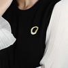 Simple fashion temperament special-shaped brooch high-end exquisite corsage jacket cardigan pin