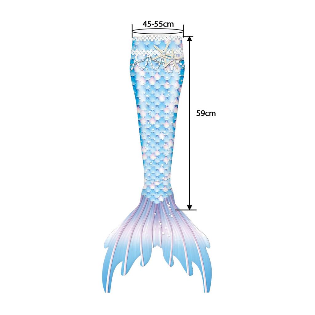 Mermaid Tails Costume Cosplay Swimsuit for Swimming Girls Boys 413 Year Old 110cm E413
