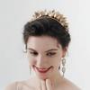 Bridal Headpiece Alloy Leaf Crown Bride Leaves Shape Alloy Hairband Bridal Fashion Accessories