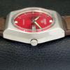 VINTAGE SEIKO 5 AUTOMATIC 6319A JAPAN MENS RED COLOR DIAL WATCH A701216-5 R206a-a701216
