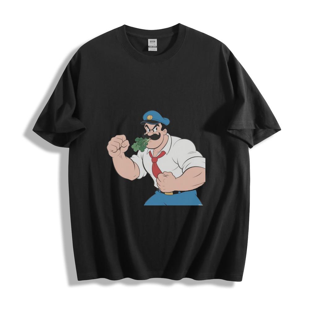 

Popeye Powerful Spinach Graphic T-Shirt S