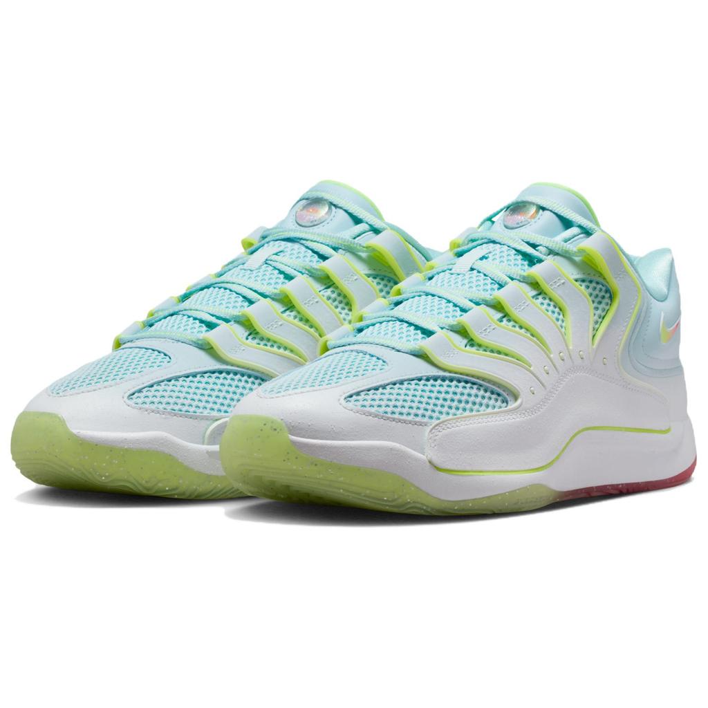 Nike KD 18 Śnieg Męskie Trampki Białe Volt Jasnoczerwone HV1996-100