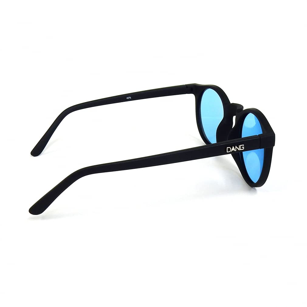 DANG SHADES ATZ Polarized Sunglasses DANG SHADES vidg00415 BlackSoft/Blue