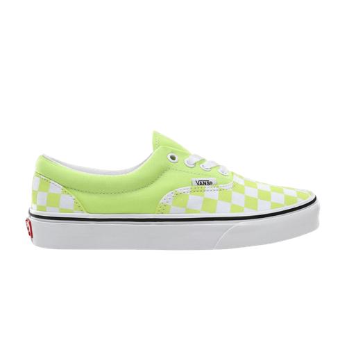 Vans Era  Checkerboard - Sharp Green  VN0A4BV4VXK 34.5 белый/зелёный