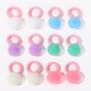 30pcs Kids Elastic Hairbands Girls Plush Ball Rubber Band for Children Sweets Scrunchie Hair Ties Clip Baby Hair Accessories