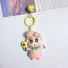 Cartoon Cute Shin-chan Crayon Resin Keychain Pendant for Backpacks and Bags