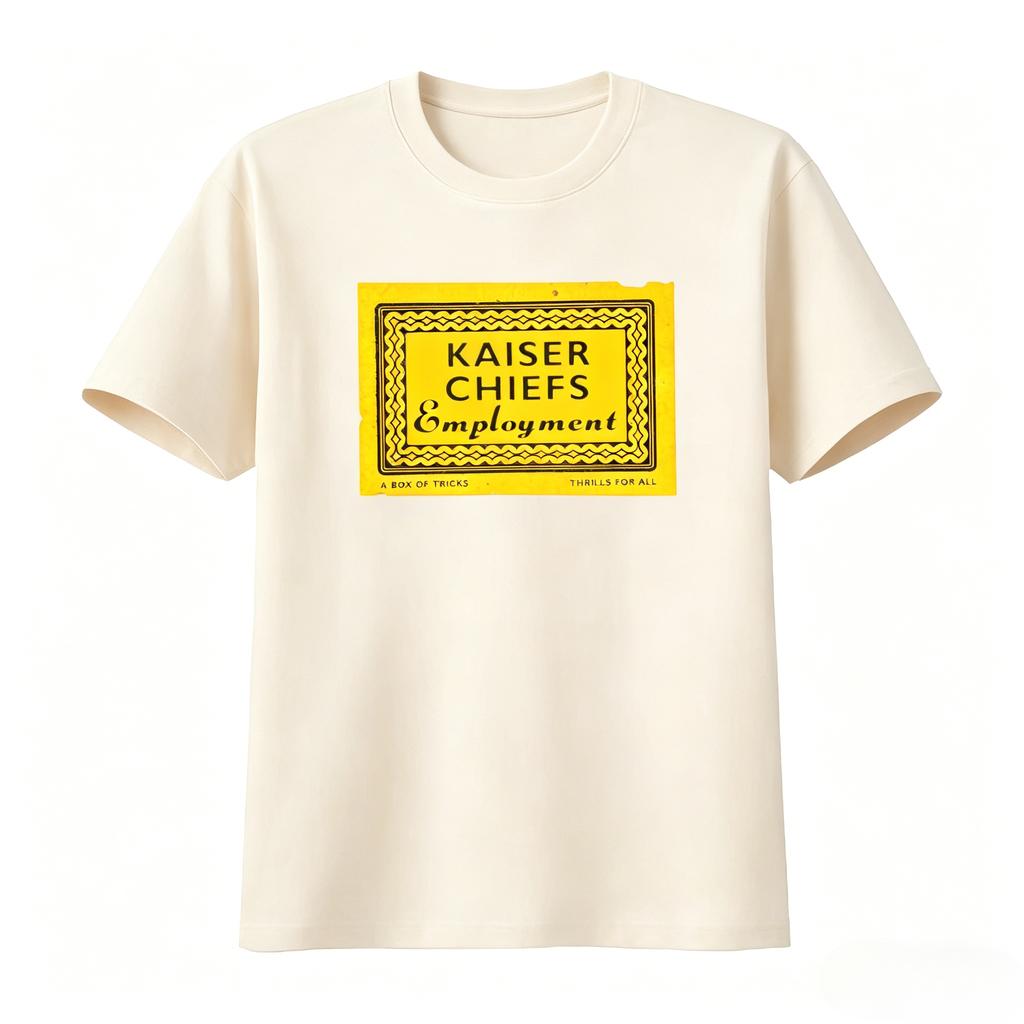 Unisex Vintage Stil Kaiser Chiefs Employunisext Druck T-Shirt In A Box Of Tricks Thrills Für Alle Unisexs Kleidung 2026 Sommer T-Shirt