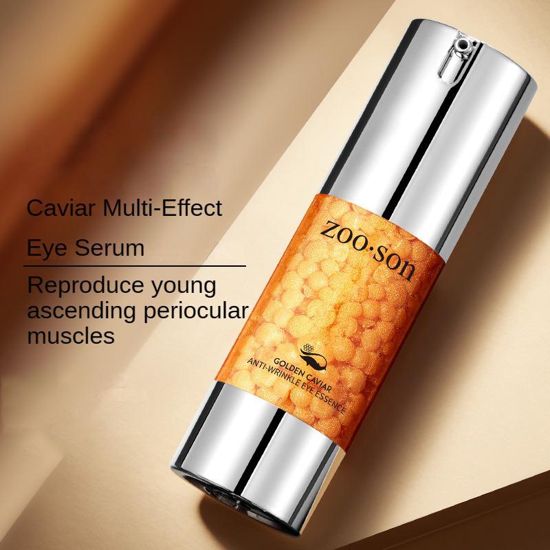 Gold Caviar Multi-Effect Eye Essence 30 ml Feuchtigkeitsspendende und aufhellende Augenessenz gegen Tränensäcke und Augenringe