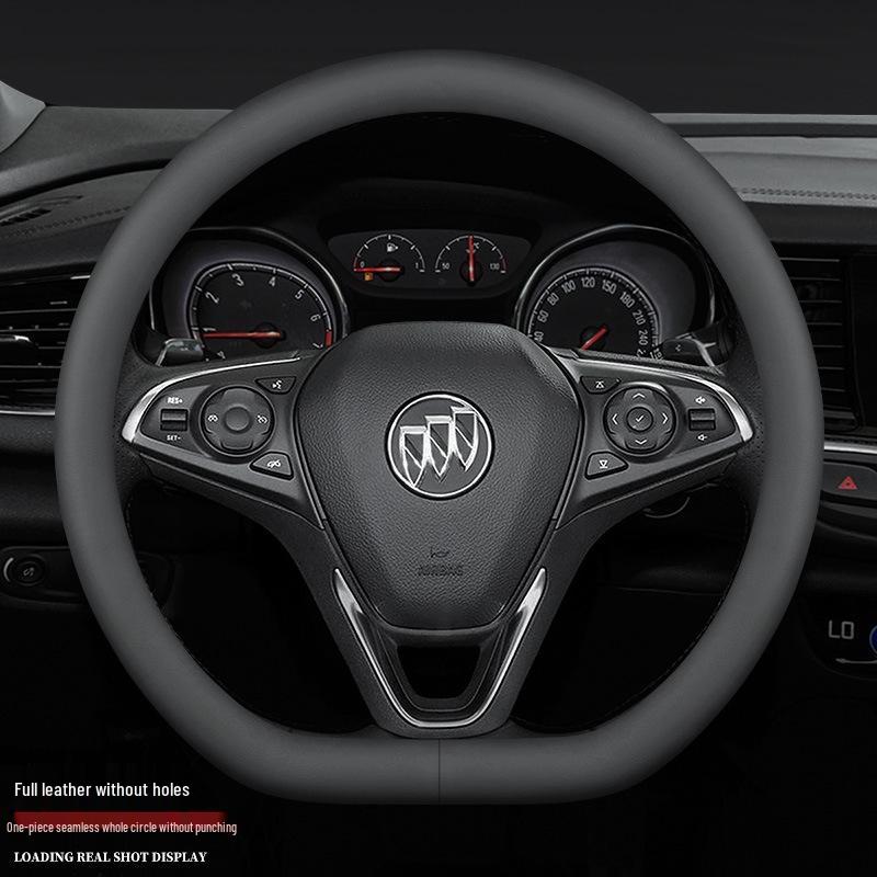 Leather Steering Wheel Cover for New Regal, Excelle, LaCrosse, Verano, Encore, Envision, GL6, GL8, Enclave