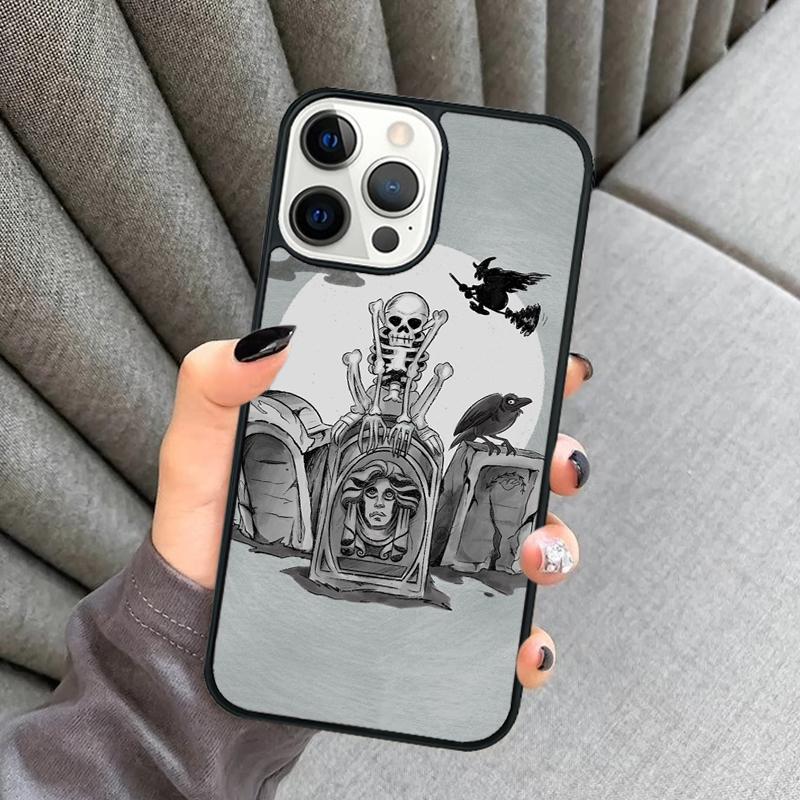 Spooky Skull Funny Dance Skeleton Phone Case For iPhone 17 Air 16 16e 15 13 14 Pro Max 11 12 Plus 2022 MAX Cover