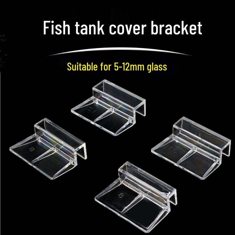 Acrylic Aquarium Glass Cover Bracket for 6/8/10/12MM