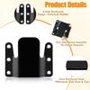 1 pair Adjustable Furniture Connector Bracket Included Screws Interlocking Connectors  Living Room