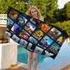 Game R-Robloxs Cool Microfiber Blanket Quick Drying Beach Towels Oversized Printing Super Absorbent Pool Towel Blanket