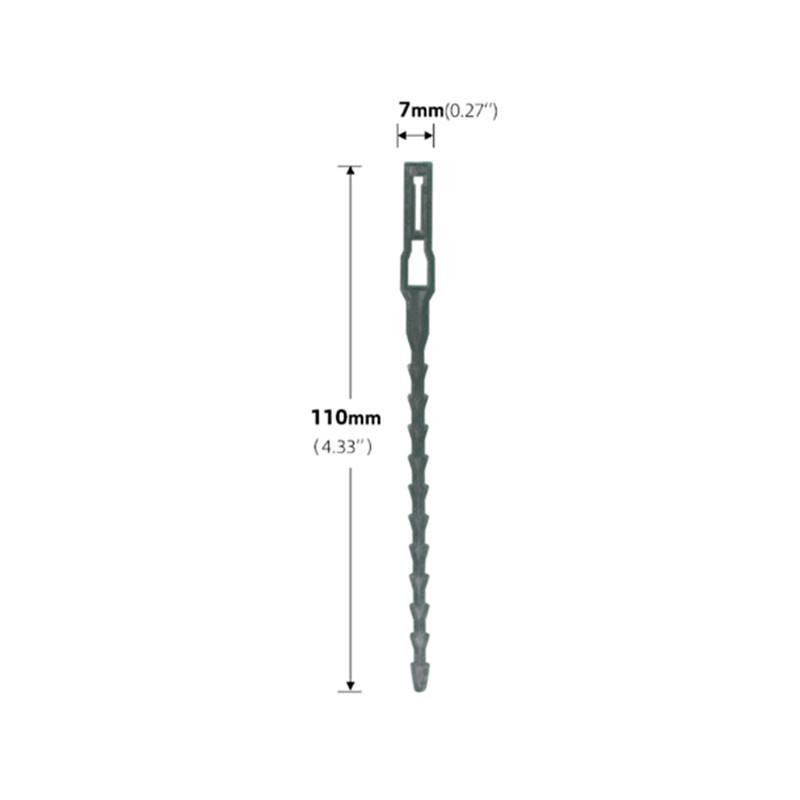 50Pcs Adjustable Plastic Plant Cable Ties Reusable Garden Tree Climbing Support Plant Vine Tomato Stem Clip Plant Straps Tools