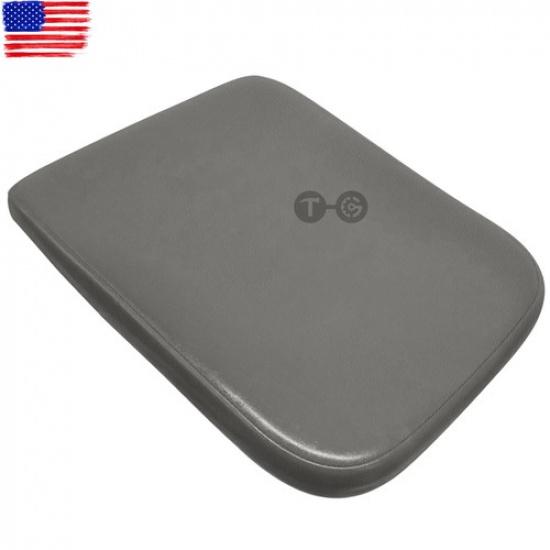 For Dodge Ram 2002-2008 Real Leather Center Console Lid Armrest Cover Gray