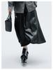 Women's Spring A-line Elastic Waist Casual Half Skirt - Slimming, Versatile, and Flaw-Hiding for Commute Wear