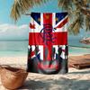 Custom Name Ultra-Soft Beach Towel with Rangers F.C Theme,Ideal for Pool - Camping, Diving - Perfect Travel Essential, Vibrant Beach Towel.
