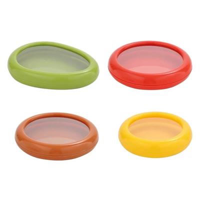 4 Adet/Set Meyve ve Sebze Saklama Kutusu Kapları Yeniden Kullanılabilir Buzdolabı Sebzelik Saklama Kabı Soğanlar için