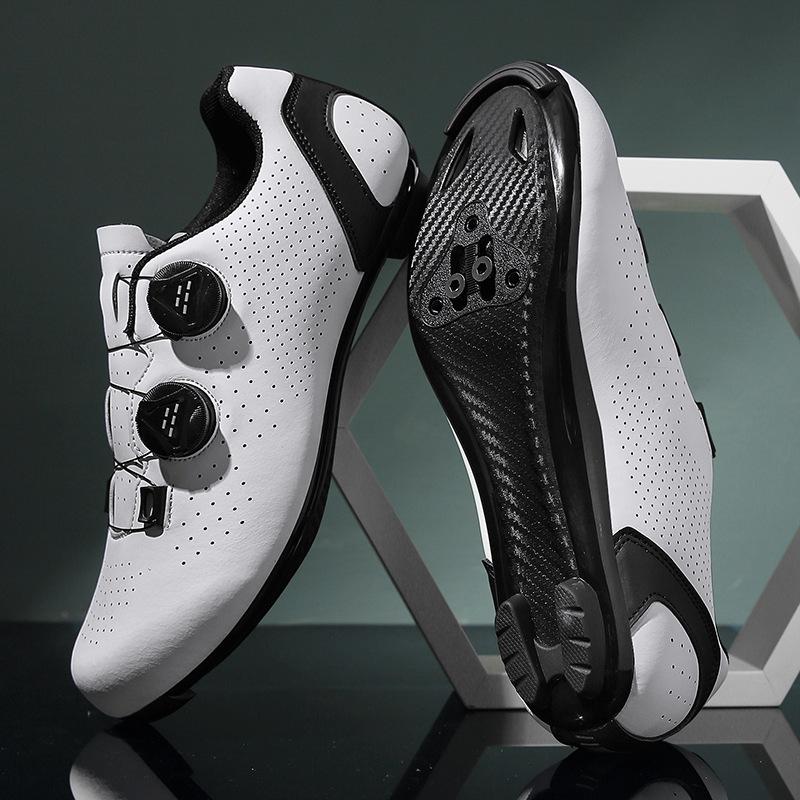 New Unlocked Cycling Shoes Men's Road Bike Lock Shoes Breathable Bicycle Shoes Non-locked Mountain Cycling Shoes Spot