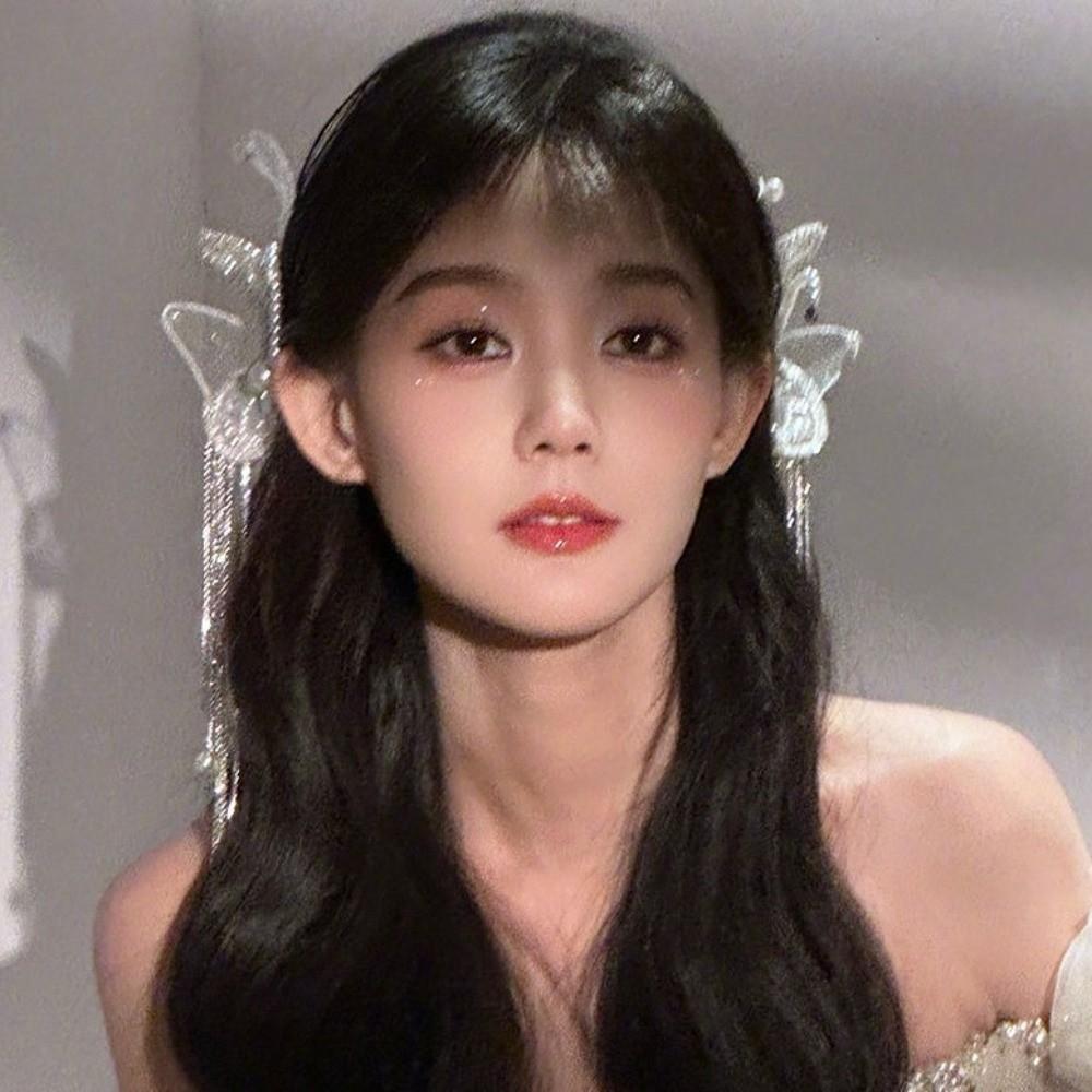 Beaded Pearl Barrettes Tassel Duckbill Clips Sweet Butterfly Hair Clips Wedding