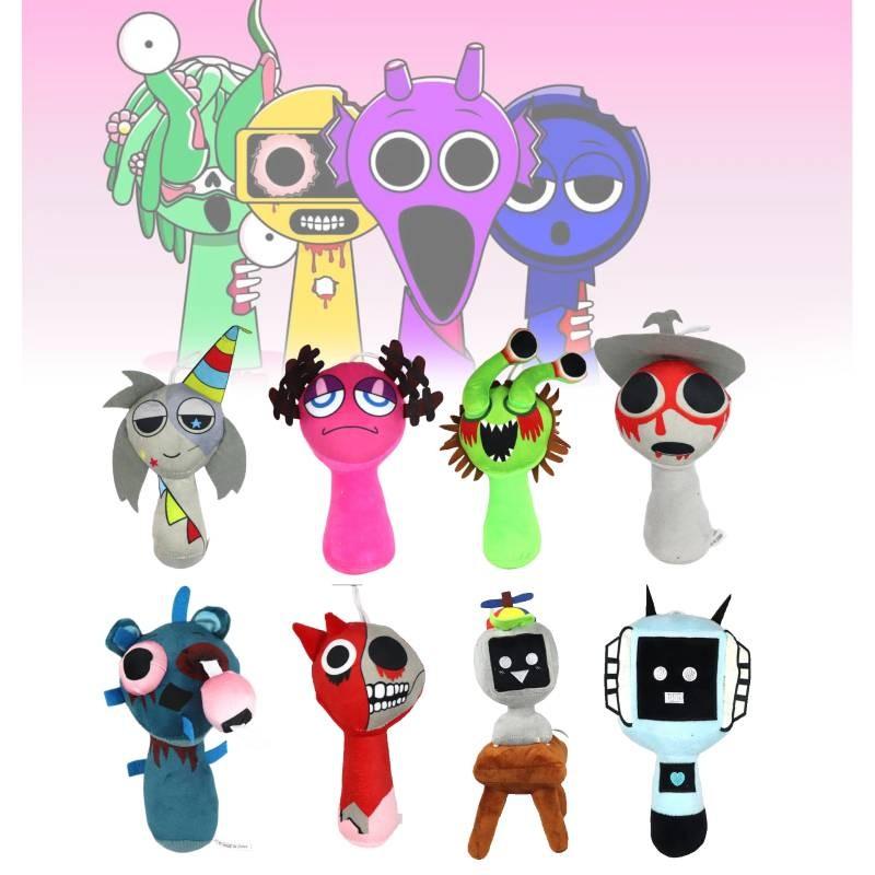Plush Sprunki Toys Boys Children Festival Game Cartoon Funny Color Dolls Gifts