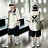Boys' Trendy Patchwork Polo Cotton T-Shirt Set - Summer Short-Sleeve Collared Top for Kids