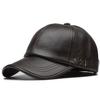 [NORTHWOOD]PU Leather Baseball Cap Winter Cap Men Snapback Hat Mens Trucker Cap Dad Hat Leather Cap