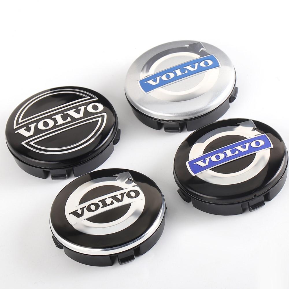 64mm 4pcs Car Wheel Center Hub Cap Cover Decor Accessories For Volvo XC90 V90 V60 XC60 V40 S80 S60 S90 C40 XC40 V70 XC70 RDESIGN