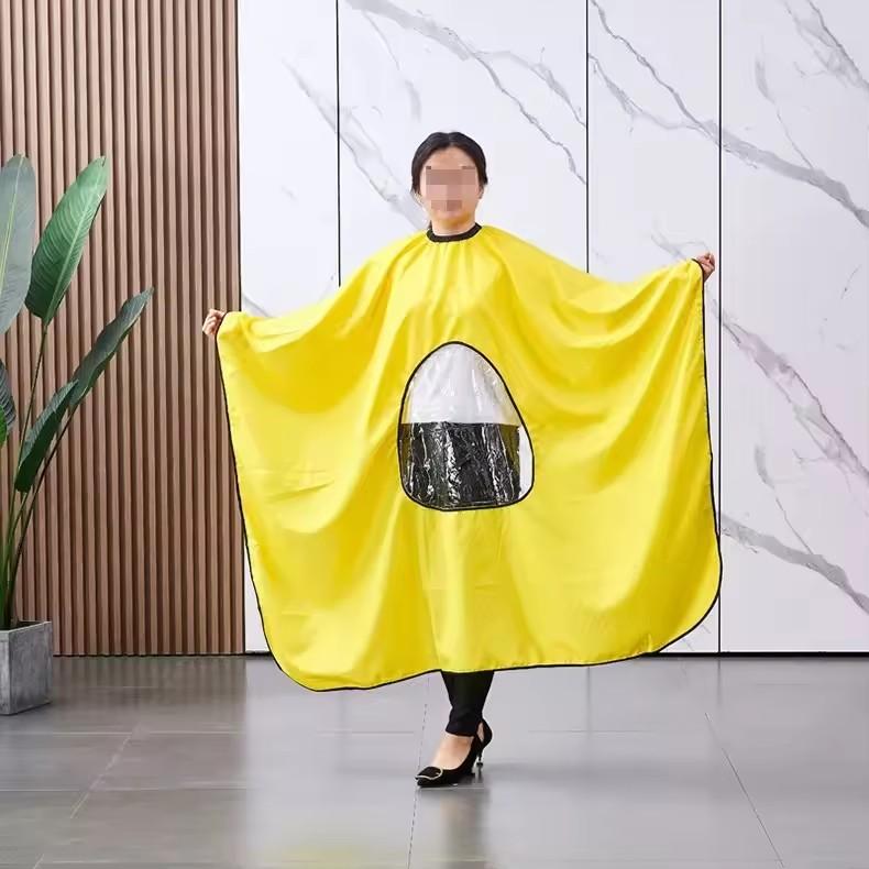 Salon Hairdresser Haircut Apron Cutting Cloth Pro Waterproof Transparent Watch Phone Hairdressing Cape Barbershop Styling Supply