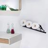 Stainless Steel Toilet Paper Holder Stand Bathroom Storage Stand  Toiletries Organizer