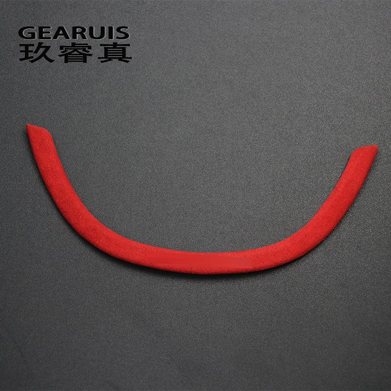 

Автомобильный Стайлинг, замшевая автомобильная упаковка, ABS для BMW 5, 6, 7 серии f10 f18 f11 f12 f13 f01 f02, крышка кнопки рулевого колеса красный