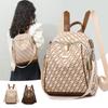 Large Capacity Checkered Backpack for Women, Retro and Casual, Versatile Backpack with Printed Fashion, Versatile Backpack for Commuting