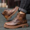Fashion Men Formal Genuine Leather Casual Shoes Men's Sneakers Comfortable Platform Male Footwear Invisible Height Increase Insole 4-8CM