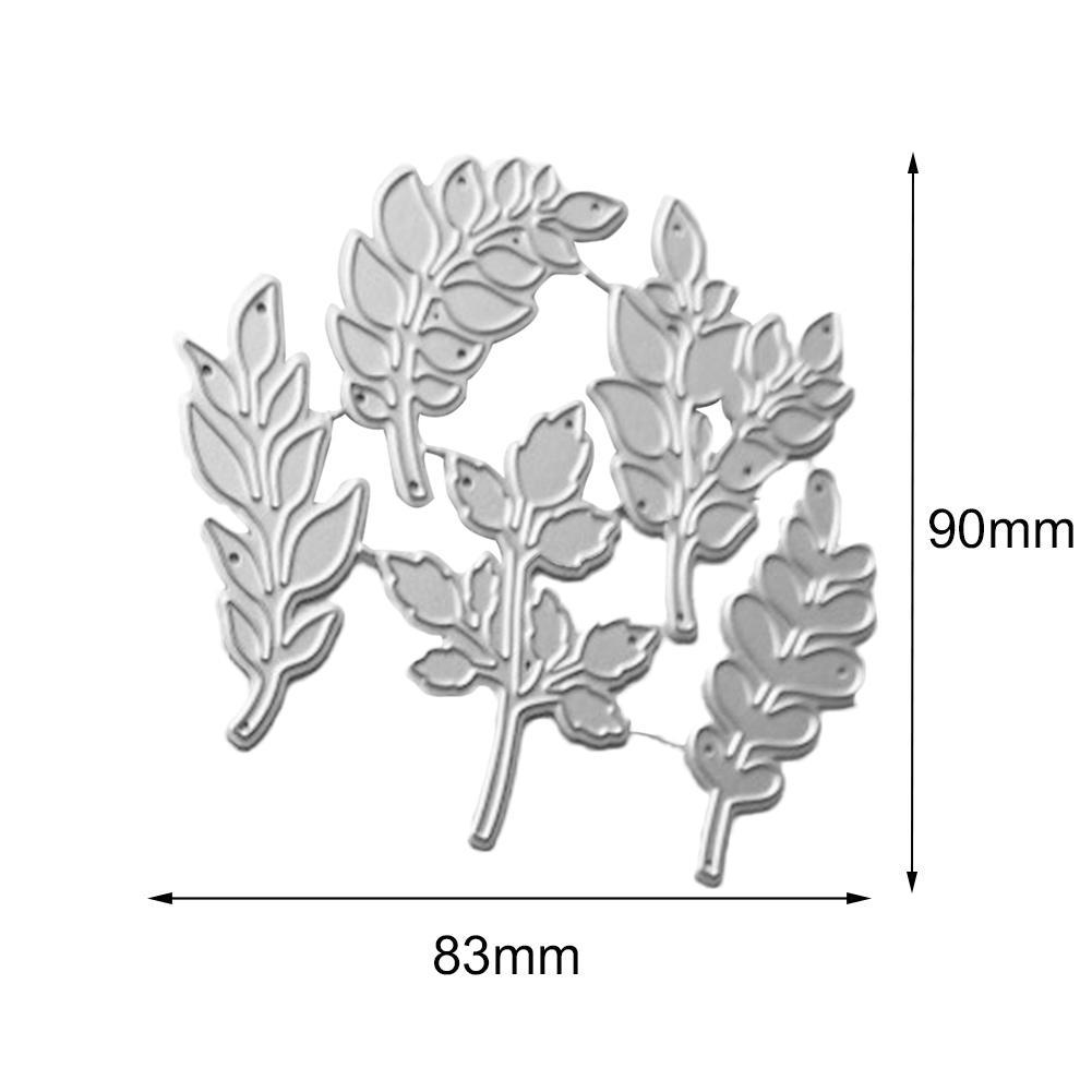 Leaves Branch Metal Cutting Dies Scrapbooking Die DIY Metal Stencils Photo Album Embossing Cards Making Metal Cutting Stamps