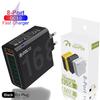 8-Port QC3.0 Fast Charging Travel Charger for Europe, America & Korea - Mobile Phone Charger