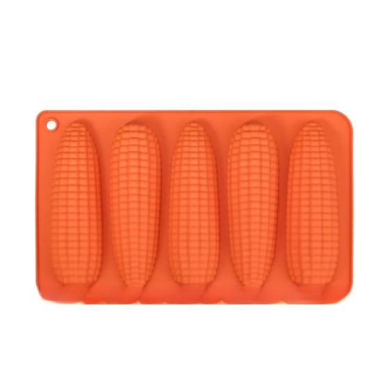 Silicone Corn Bread Stick Pan Non-Stick Tortilla Mold High Temperature Resistant Flexible Baking Mold