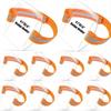 BHBL Arm Badge Holder Armband ID Card Badge Holder with Hook and Loop Fastener Clear Plastic Name Tag Holder