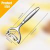 Manual Stainless Steel Corn Planer Ergonomic Long Handle Corn Cob Stripper  Kitchen Gadget