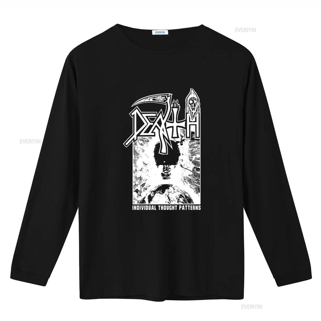 Mens Death Individual Thought Patterns Print T Shirt Xxx Large Vintage Washed Breathable Homme Comfortable Fashion Versatile